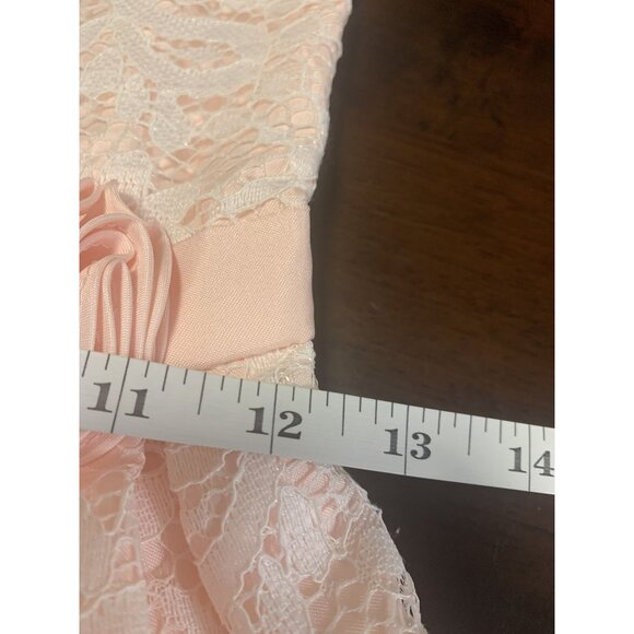 Jona Michelle Girls Lace Sleeveless Dress Size 7 - Picture 7 of 11